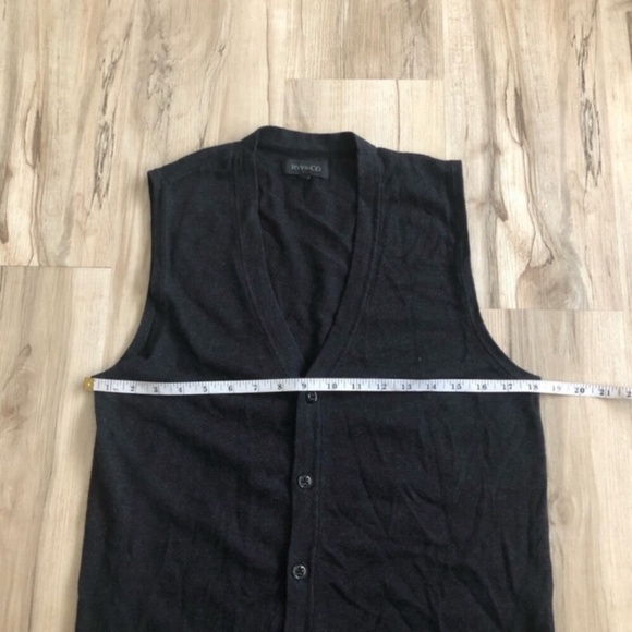 RW&CO. Grey Button-Up Sweater Vest - Picture 3 of 6